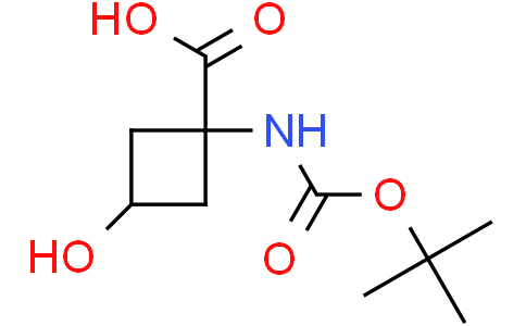 1-(tert-butoxycarbonylamino)-3-hydroxy-cyclobutanecarboxylic acid