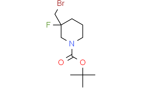 tert-butyl 3-(bromomethyl)-3-fluoropiperidine-1-carboxylate