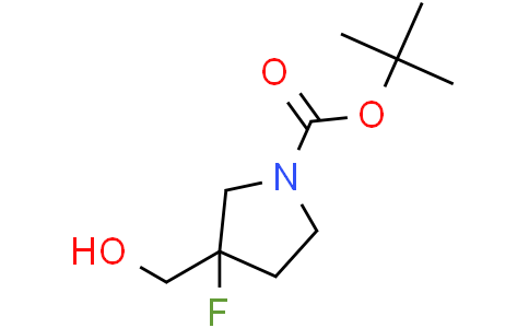 tert-butyl 3-fluoro-3-(hydroxymethyl)pyrrolidine-1-carboxylate