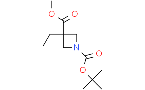 1-tert-butyl 3-methyl 3-ethylazetidine-1,3-dicarboxylate