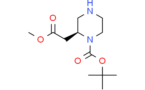 tert-butyl (2S)-2-(2-methoxy-2-oxoethyl)piperazine-1-carboxylate