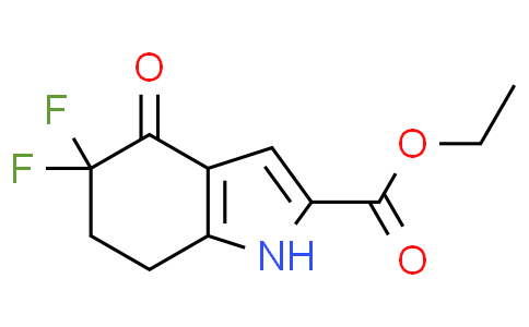 ethyl 5,5-difluoro-4-oxo-6,7-dihydro-1H-indole-2-carboxylate