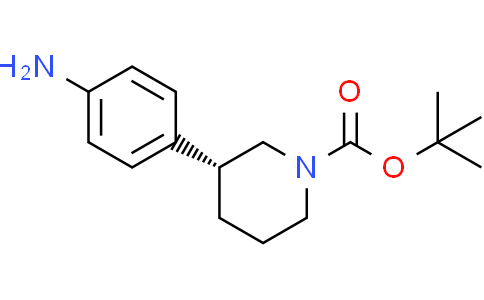 tert-butyl (3R)-3-(4-aminophenyl)piperidine-1-carboxylate