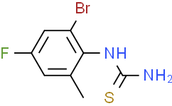 1-(2-Bromo-4-fluoro-6-methylphenyl)thiourea