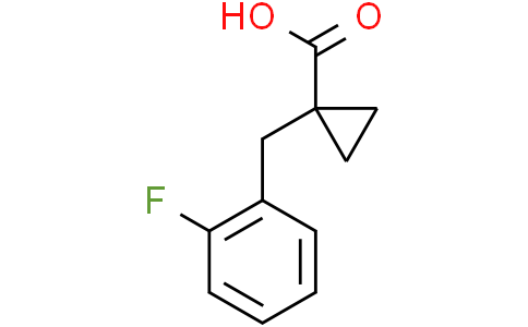 1-[(2-fluorophenyl)methyl]cyclopropane-1-carboxylic acid