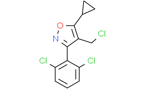 4-(chloromethyl)-5-cyclopropyl-3-(2,6-dichlorophenyl)-1,2-oxazole