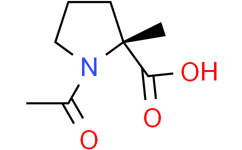 (2R)-1-acetyl-2-methylpyrrolidine-2-carboxylic acid