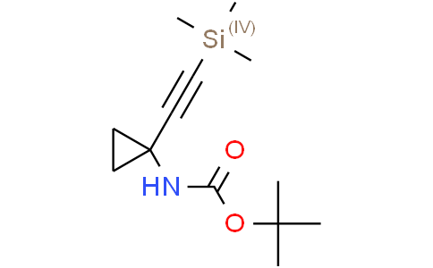 tert-Butyl(1-((trimethylsilyl)ethynyl)cyclopropyl)carbamateCas:1268810-08-7