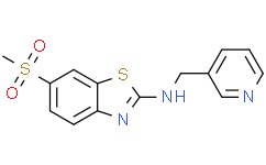 6-(METHYLSULFONYL)-N-(PYRIDIN-3-YLMETHYL)BENZO[D]THIAZOL-2-AMINE