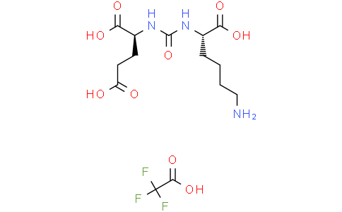 (((S)-5-Amino-1-carboxypentyl)carbamoyl)-L-glutamic acid compound with 2,2,2-trifluoroacetic acid (1:1)Cas:1269794-89-9