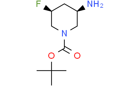 tert-butyl (3R,5S)-3-amino-5-fluoropiperidine-1-carboxylate