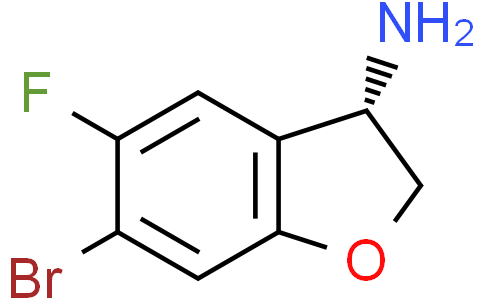 (3S)-6-bromo-5-fluoro-2,3-dihydrobenzofuran-3-amine