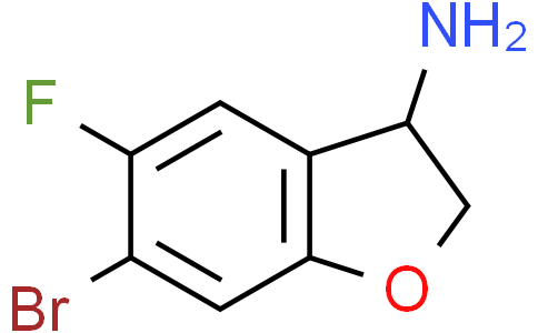 6-bromo-5-fluoro-2,3-dihydrobenzofuran-3-amine