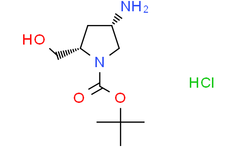tert-butyl (2S,4S)-4-amino-2-(hydroxymethyl)pyrrolidine-1-carboxylate hydrochloride