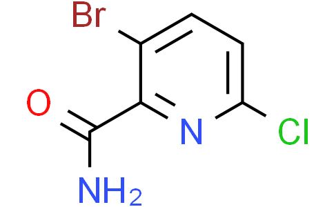 3-bromo-6-chloro-pyridine-2-carboxamide