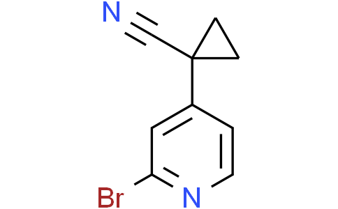 1-(2-bromo-4-pyridyl)cyclopropanecarbonitrile