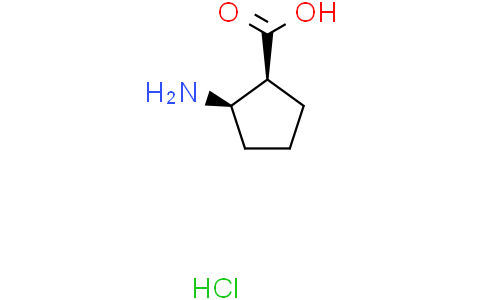 (1S,2R)-2-aminocyclopentanecarboxylic acid;hydrochlorideCas:128052-92-6