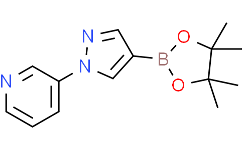 3-[4-(tetramethyl-1,3,2-dioxaborolan-2-yl)-1H-pyrazol-1-yl]pyridine