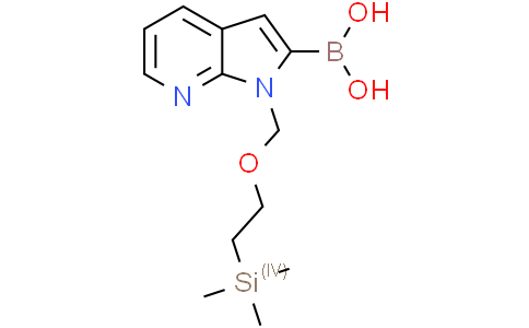 (1-((2-(Trimethylsilyl)Ethoxy)Methyl)-1H-Pyrrolo[2,3-B]Pyridin-2-Yl)Boronic AcidCas:1286776-82-6