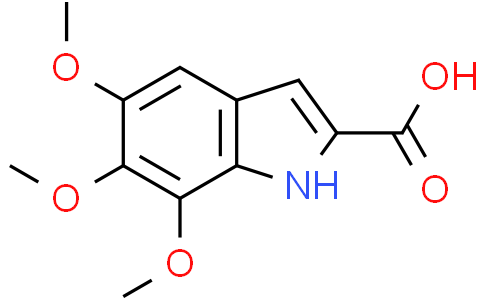 5,6,7-trimethoxy-1H-indole-2-carboxylic acid