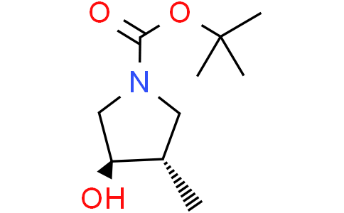 tert-butyl (3R,4S)-3-hydroxy-4-methylpyrrolidine-1-carboxylate