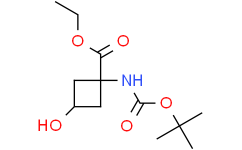 ethyl trans-1-{[(tert-butoxy)carbonyl]amino}-3-hydroxycyclobutane-1-carboxylate