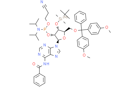 3'-O-TBDMS-N6-Bz-rA 亚磷酰胺单体