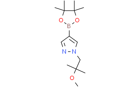 1-(2-methoxy-2-methyl-propyl)-4-(4,4,5,5-tetramethyl-1,3,2-dioxaborolan-2-yl)pyrazole