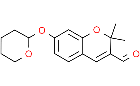 2,2-dimethyl-7-tetrahydropyran-2-yloxy-chromene-3-carbaldehyde
