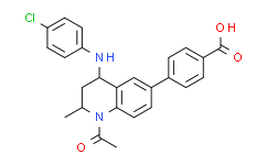4-[(2S,4R)-1-乙酰基-4-[(4-氯苯基)氨基]-2-甲基-1,2,3,4-四氢-6-喹啉基]苯甲酸