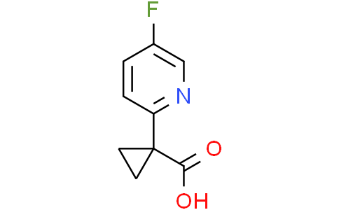 1-(5-fluoropyridin-2-yl)cyclopropane-1-carboxylic acid