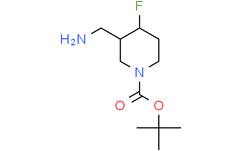 tert-butyl 3-(aminomethyl)-4-fluoropiperidine-1-carboxylate