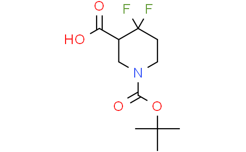 1-[(tert-butoxy)carbonyl]-4,4-difluoropiperidine-3-carboxylic acid