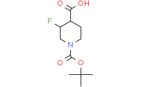 1-[(tert-butoxy)carbonyl]-3-fluoropiperidine-4-carboxylic acid