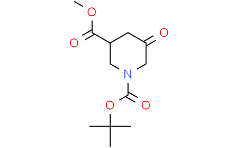 1-tert-butyl 3-methyl 5-oxopiperidine-1,3-dicarboxylate