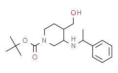 1-Boc-3-(1-苯基乙基氨基)-4-哌啶甲醇,≥95%