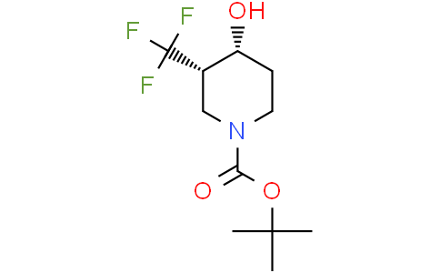 tert-butyl cis-4-hydroxy-3-(trifluoromethyl)piperidine-1-carboxylate