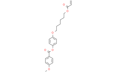 Benzoic acid,4-methoxy-,4-[[6-[(1-oxo-2-propen-1-yl)oxy]hexyl]oxy]phenyl esterCas:130953-14-9