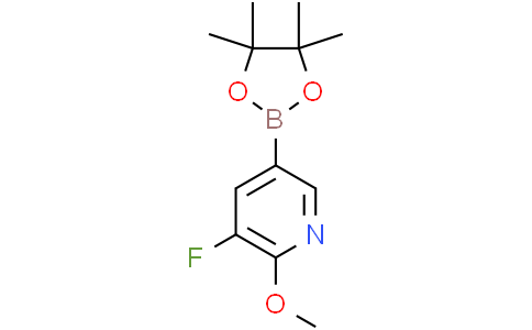 3-fluoro-2-methoxy-5-(4,4,5,5-tetramethyl-1,3,2-dioxaborolan-2-yl)pyridine