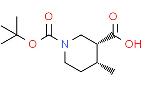 (3R,4R)-1-[(tert-butoxy)carbonyl]-4-methylpiperidine-3-carboxylic acid