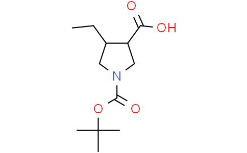 cis-1-[(tert-butoxy)carbonyl]-4-ethylpyrrolidine-3-carboxylic acid