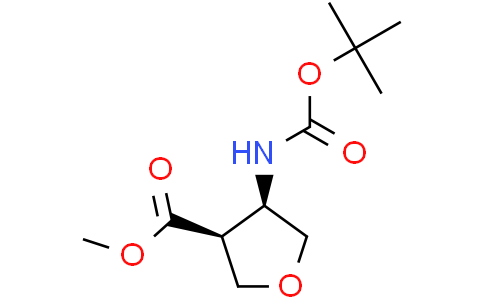 methyl cis-4-(tert-butoxycarbonylamino)tetrahydrofuran-3-carboxylate