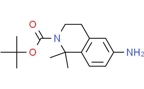 tert-butyl 6-amino-1,1-dimethyl-3,4-dihydroisoquinoline-2-carboxylate