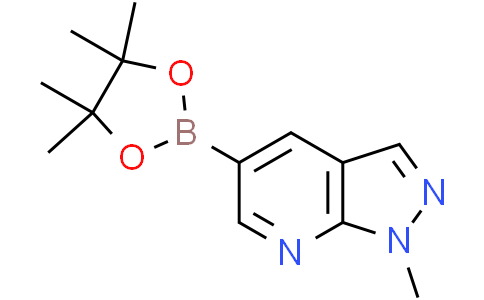 1-methyl-5-(tetramethyl-1,3,2-dioxaborolan-2-yl)-1H-pyrazolo[3,4-b]pyridine