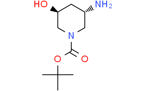tert-butyl (3S,5S)-3-amino-5-hydroxypiperidine-1-carboxylate