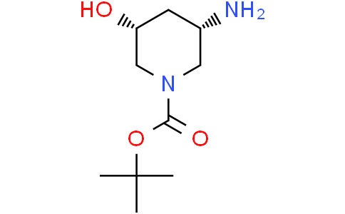 tert-butyl (3S,5R)-3-amino-5-hydroxypiperidine-1-carboxylate