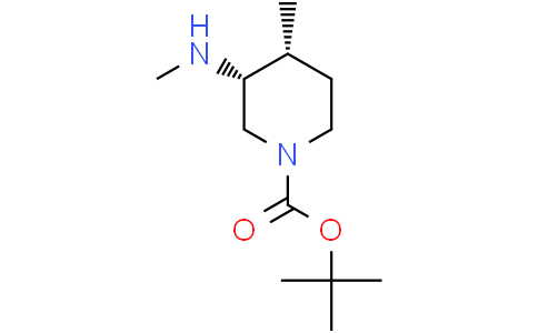 tert-butyl (3R,4R)-4-methyl-3-(methylamino)piperidine-1-carboxylate