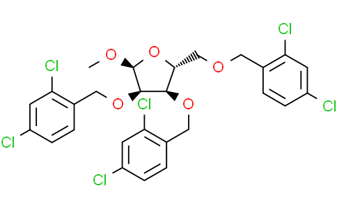 (2R,3R,4R,5S)-3,4-bis[(2,4-dichlorophenyl)methoxy]-2-[(2,4-dichlorophenyl)methoxymethyl]-5-methoxy-tetrahydrofuran