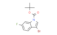 1-Boc-3-溴-6-氟吲哚,≥97%