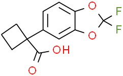 1-(2，2-二氟-1，3-苯并二噁茂-5-基)环丁烷甲酸